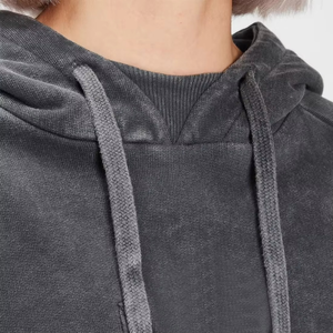 Sudadera con Capucha Premium para Mujer, Invierno, Lavado Ácido en la Parte Delantera, Ecológica, Transpirable, Estilo Urbano Informal, OEM, Venta al por Mayor, Marca Privada - Product Image 3