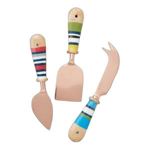 Herramienta de queso personalizada de lujo de calidad increíble, cortador de mantequilla, mango de madera, juego de cuchillos de acero inoxidable para uso en restaurantes y resorts - Product Image 3