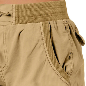 Shorts Deportivos de Cintura Media para Mujer, Transpirables, con Botones, Tejidos, 100% Poliéster, Estilo Urbano, al por Mayor, de la Mejor Calidad - Product Image 6