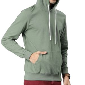 Sweat à capuche oversize personnalisable de haute qualité pour homme, en coton uni polaire, idéal pour l'hiver 2026 - Product Image 3