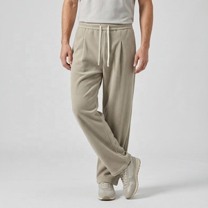 Pantalones Deportivos Cómodos para Hombre, Corte Ajustado, Algodón Elástico, para Gimnasio, Entrenamiento, Running y Uso Diario Informal - Product Image 1