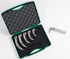 ชุดโมดูลาร์ นํากลับมาใช้ใหม่ได้ ประเภทไฟเบอร์ออปติก ไฟ LED LARYNGOSCOPE (F-3212-6)... - Product Image 1