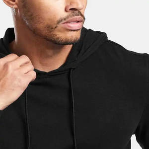 Vente en gros de pulls à capuche 100% coton pour hommes vêtements décontractés respirants de qualité supérieure avec motif en relief - Product Image 6