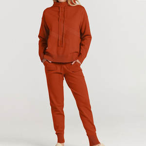 Top Trending Style Personalizar Logo Mujeres Chándales Pakistán Hecho Buena Calidad 100% Algodón Mujeres Chándales - Product Image 2