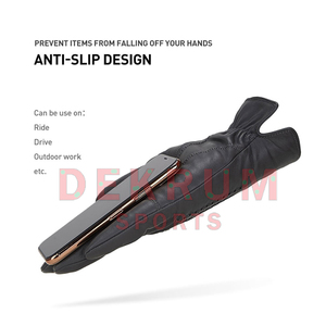 Gants en cuir légers de haute qualité pour hommes 2024, style uni, prix de gros, pour usage extérieur - Product Image 4