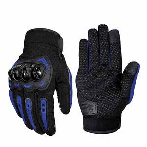 Guantes de Motociclismo de Alta Protección, Armadura de Nudillos Dura, Antideslizantes, con Pantalla Táctil, Guantes Tácticos de Carreras para Hombre - Product Image 2