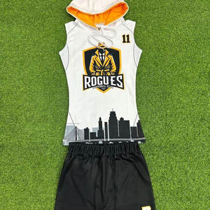 Personalizado 7v7 compresión con capucha Jerseys jóvenes y adultos bandera fútbol ligero equipo uniformes fútbol deportes de verano - Product Image 4