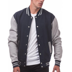 Best Quality Custom Logo Wool <b>Varsity</b> <b>Jacket</b> for Men Hooded <b>Vintage</b> Style with Plain Dyed Front Design for Winter - Product Image 2
