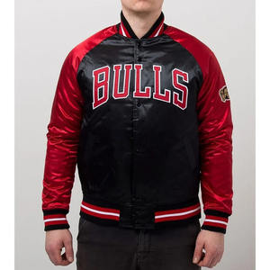 Chaqueta de satén del equipo universitario abrigo de béisbol de satén unisex chaqueta de bombardero de moda de satén ligero para logotipos bordados para hombre - Product Image 2