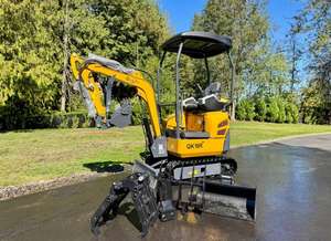 Envío gratis CFG QK18R EPA CE aprobado 1,2 Ton 13.5HP mini excavadora Eaton cilindro hidráulico núcleo Motor bomba caja de cambios PLC - Product Image 6