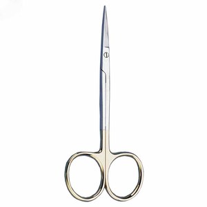 Lame courbe Instrument médical léger pansement chirurgical professionnel en acier inoxydable Ciseaux à iris Ciseaux à iris droits - Product Image 2