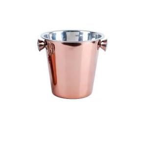 Cubo de hielo de metal galvanizado Red Bull, Enfriador de dos niveles para vino, Vodka, champán, ocasiones de fiesta con material de cobre - Product Image 1