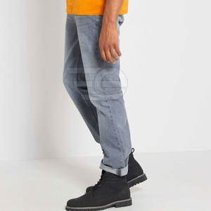 Pantalon en jean pour homme, coupe ample, jean décontracté, élégant, confortable, mode décontractée, pour tous les jours - Product Image 2