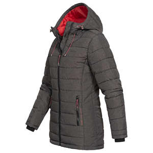 Blouson matelassé pour femme, tricoté sur mesure, imprimé avec votre logo, écologique, respirant, hiver 2026, service OEM - Product Image 4