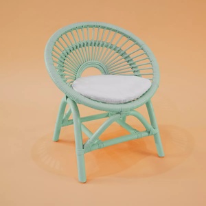 Chaises d'enfant en rotin de haute qualité, prix fabricant, chaise haute pour bébé, articles essentiels pour enfant - Product Image 3