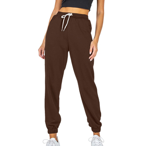 2025 haute femmes pantalons de survêtement pantalons d'été taille haute survêtement jambe large pantalon printemps femmes pantalons de sport pantalons de survêtement en gros - Product Image 5