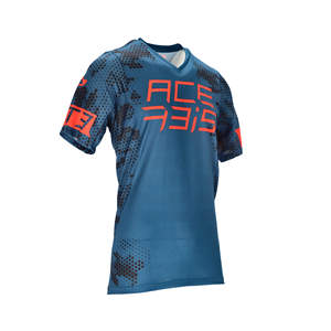 Maillot de Ciclismo Acerbis DRAKARIS MTB Ligero y Transpirable, Ropa Deportiva de Poliéster Sublimada de Manga Corta, Ropa de Ciclismo OEM - Product Image 1