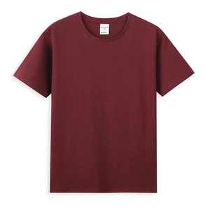 T-shirt à manches courtes tendance de mode quotidienne pour hommes de grande taille Logo personnalisé Design Coton Polyester Couleur unie 240 grammes Tissu - Product Image 4