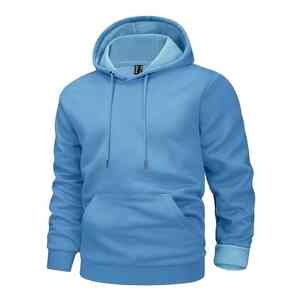 <b>Mens</b> Active Fleece <b>Lined</b> Casual Athletic Workout Pullover With Pocket Blank High Quality Woven 1 Pc <b>Hoodie</b> for <b>Men</b> Custom Logo - Product Image 1