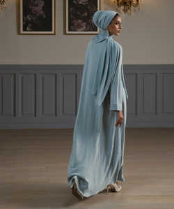 Ropa de tela personalizada mujeres Abaya vestido musulmán de alta calidad islámico de talla grande vestidos musulmanes abayas para damas - Product Image 4