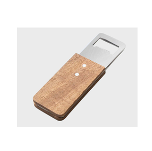 Abrebotellas de acero inoxidable y madera, utensilios de cocina, accesorios de barra portátiles, Abrebotellas al mejor precio - Product Image 2
