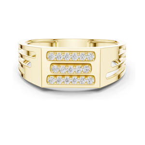Bague en diamant de laboratoire 0,17 CT pour femme, clarté VVS-VS EF, or 18 carats, 14 carats, 10 carats et argent 925, or rose, or jaune, or blanc - Product Image 3