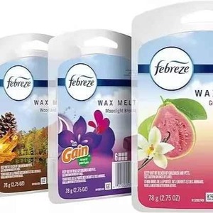 Febreze Variety Pack Air Freshener Odor Fighter 4 Eco-Friendly Packs of 6 Cubes Each for Office <b>Wax</b> <b>Melts</b> Spray Pattern - Product Image 5