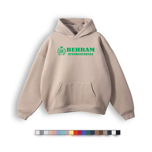 Sweat à capuche unisexe en coton 100% de qualité supérieure avec logo personnalisé, poids lourd GSM, sans cordons, vêtement décontracté, thermique pour l'hiver - Product Image 5