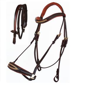 Fabricant de bride de cheval en cuir véritable de haute qualité - Product Image 1