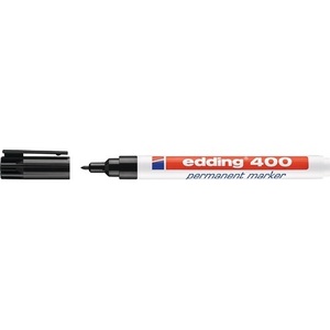 Paquete de 10-400 Marcadores Permanentes Negros EDDING, Punta Redonda, Ancho de Línea de 1 mm - Product Image 1