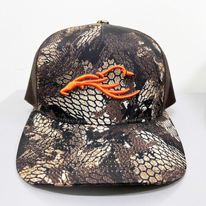 Casquette de Camouflage en Maille de Coton à 6 Panneaux, Casquette de Camionneur Respirante pour Homme, Tenue Créative pour le Cyclisme et la Plage, Style Hip Hop - Product Image 3