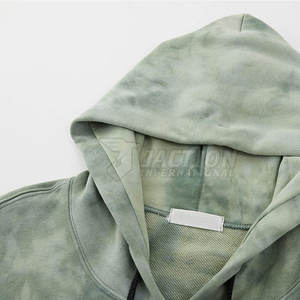 Streetwear de haute qualité taille personnalisée sweats à capuche en gros mode vêtements basiques hommes sweats à capuche pull personnalisé sweats à capuche en coton - Product Image 3