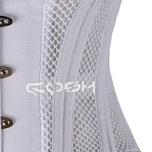 Corset blanc en maille sous-poitrine pour le remodelage de la taille |   Fabricant de Corsets en Gros - Product Image 4