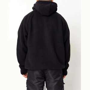 Sudadera con Capucha de Lujo para Hombre, 100% Algodón, Estilo Ninja de Invierno, con Cubierta Facial, Forro Polar Sherpa y Peluche - Product Image 4