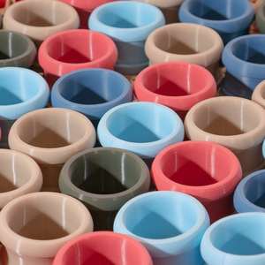 Ronds de serviette, ronds de serviette en rotin, ronds de serviette en osier, décor de table - Product Image 6