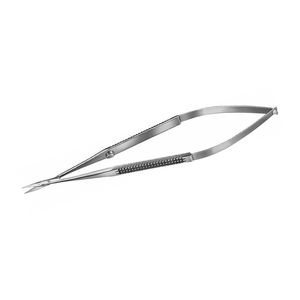 Micro tijeras de alta calidad, hoja afilada recta, mango impreso, Micro tijera de acero inoxidable para cirugía ocular - Product Image 6