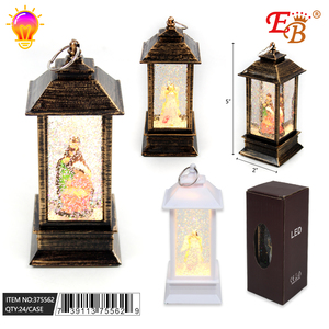 24PCS/CS 5 \ "Linterna religiosa de Navidad con luz Linternas religiosas decorativas para decoraciones festivas - Product Image 1