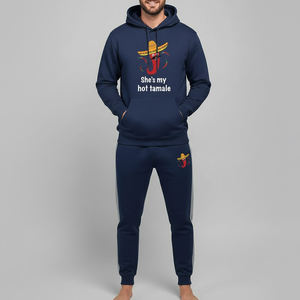 Chándales Casuales de Algodón para Hombre, Marca Privada, Corte Regular, Chándal con Estampado para Hombre - Product Image 1