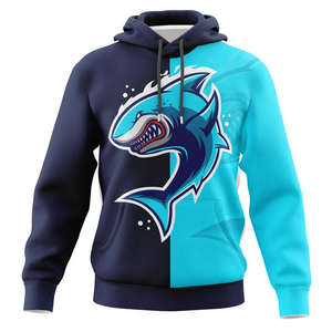 Sweat à capuche à impression numérique 3D personnalisé OEM pour hommes Sweat-shirt de sport pour événement de pêche de rue - Product Image 1