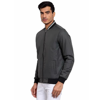 Blouson Bomber en Polyester Personnalisé de Haute Qualité 2025 pour Hommes – Produit de Gros Très Vendu pour l'Hiver, Respirant, Grandes Tailles