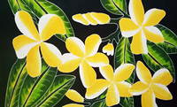 Sarung Bali Lukis Tangan Rayon Batik Buatan Tangan Penuh Motif Bunga Tropis Harga Grosir Pesanan Massal Langsung Dari Bali