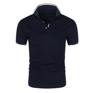 Polo para hombre superventas, camisetas para primavera y verano, tejido de punto transpirable de manga corta, fábrica al por mayor para polo - Product Image 2