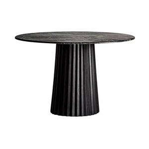 Anniversaire et fête célébration plateau à gâteau arrondi support gravé à la main décoratif Design moderne support à gâteau en bois - Product Image 6