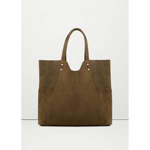 Bolsos de Mano de Cuero Genuino con Asas Resistentes, Accesorios de Moda para Mujer, Gran Capacidad, Impermeables, Ligeros, Bolsos de Compras de Estilo Nuevo - Product Image 6