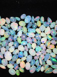 อัญมณีสีฟ้า Cabochon ขายส่งรูปร่างผสมโอปอลอัญมณีรูปไข่ผลิตภัณฑ์จำนวนมากที่ทำด้วยมือสีฟ้า - Product Image 2