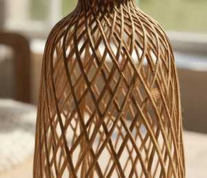 สินค้าที่งดงาม & มีฟีเจอร์มากมาย: แจกันวางพื้นปอกระเจาด้วยมือแบบสั่งทำ | ของตกแต่งสไตล์โบฮีเมียนธรรมชาติที่เป็นมิตรต่อสิ่งแวดล้อม - Product Image 4