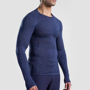 Premium Rash Guard Long Sleeve <b>Compression</b> <b>Shirt</b> Gym Workout MMA BJJ Training Quick Dry Breathable Stretch Sportswear Rash Guard - Product Image 5