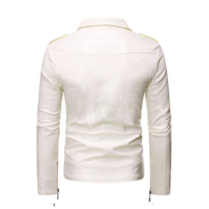 Blousons en cuir pour hommes, col montant, logo frontal, séchage rapide, respirants, grandes tailles disponibles - Product Image 3