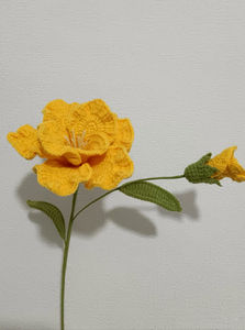 Nuevo Ramo de Flores de Platycodon Tejido a Mano, Decoración Floral para Bodas y Hogar, Accesorios Florales de Ganchillo, Decoración Floral Festiva - Product Image 5