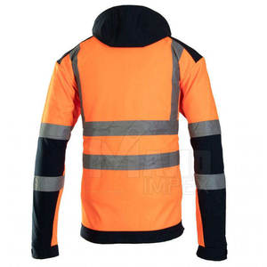 Chaqueta de Seguridad Reflectante de Alta Visibilidad, Ropa de Trabajo Fluorescente, Resistente para Exteriores, Chaqueta de Trabajo de Alta Visibilidad - Product Image 4